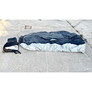 Nelson-Rigg Motorcycle Cover Black/Silver Two-Tone with backpack bag